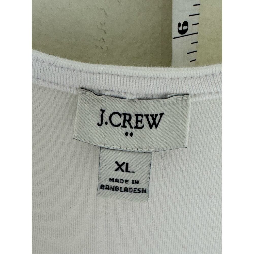J.Crew Factory Striped Tiered Midi Dress Green White XL - Picture 12 of 16